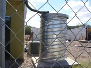 rainwater havesting collection tank